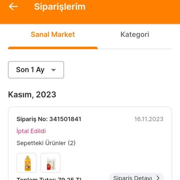 Migros Hem İptal Et Hem Paramı Kullan