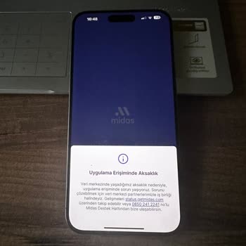 Midas Teknik Arıza Girilmiyor