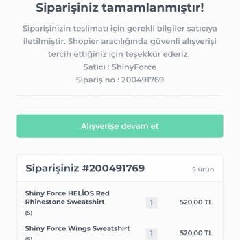 Shiny Force Geciken Sipariş ve İletişim Sorunu