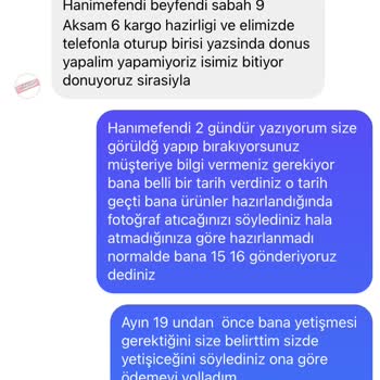 Paradisegiftevent (Instagram) Nişan Öncesi Sipariş Hayal Kırıklığı