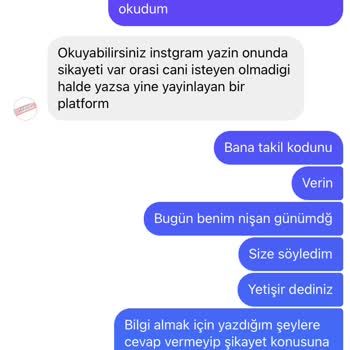 Paradisegiftevent (Instagram) Nişan Öncesi Sipariş Hayal Kırıklığı