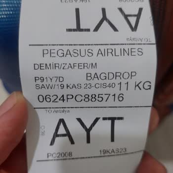 Pegasus Dikkatsiz Bagaj Yükleme