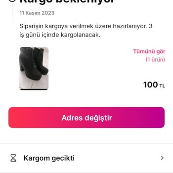 Gardrops Siparişim Kargoya Verilmiyor