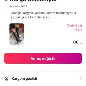 Gardrops Siparişim Kargoya Verilmiyor