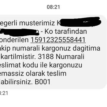 Sürat Kargo Teslimat Çok Gecikti