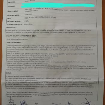 FLO Ayakkabı Tüketici Hakem Heyeti Kararına Uymayan FLO
