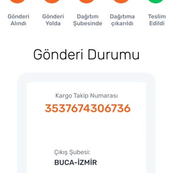 Kargo Teslimatı (Aras Kargo)