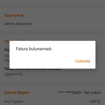 Trendyol Yemek Yemek Siparişi Sorunum Ve Çözümsüzlük