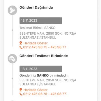 Kargom Teslim Edilmedi. Sanko MNG Kargo Şubesi Telefonları Açmıyor.