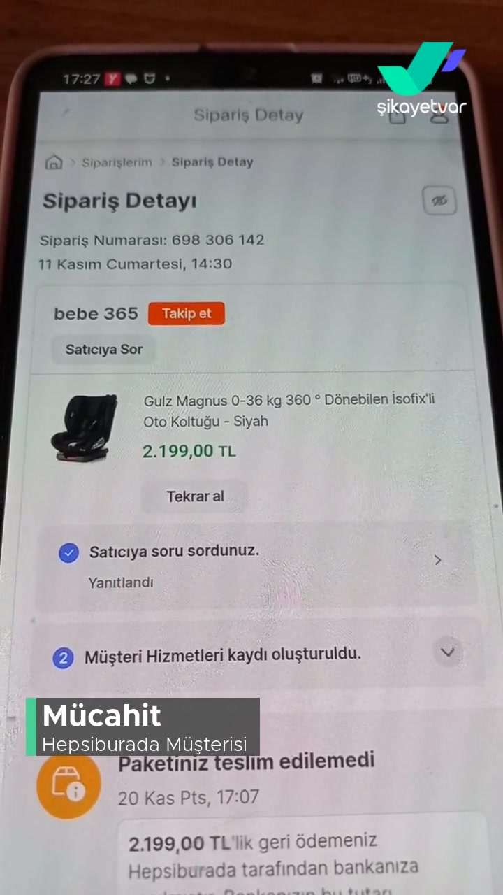 Hepsiburada'nın İndirimdeki Ürünleri Alıyorsun Sonra Geri Gidiyor videonun kapak resmi