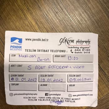 Pendik Belediyesine Nikah İşlemleri.