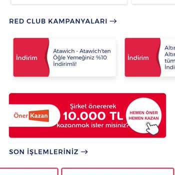 PizzaLazza İade İşlemi Karta Yansımadı