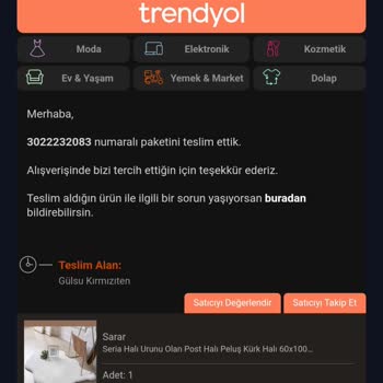 Sürat Kargo Yanlış Yere Teslimat