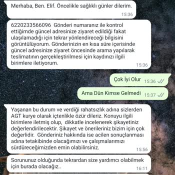 AGT Kurye İlgisizliği Ve Erişim Sorunu