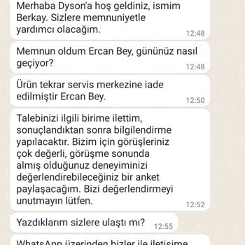 Dyson Müşteri Hizmetleri İlgisizliği