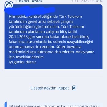 TurkNet İnternet Hizmeti Alamıyorum