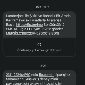 Aras Kargo FLO Uygulamasından Sipariş Edilen Ürünün Ulaşılamaması