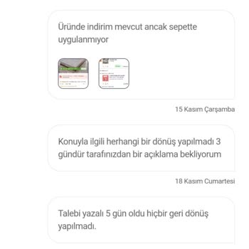 Hepsiburada'da İndirim Yazmasına Rağmen Sepette İndirim Uygulanmıyor