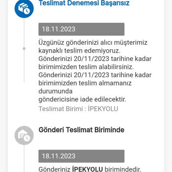 MNG Kargo Teslim Edilemeyen Ürün