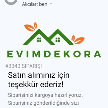 Evim Dekora Sitesinden Sipariş Gelmedi