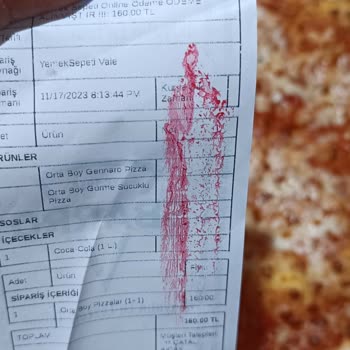 Sbarro Yanlış Ürün Gönderdi