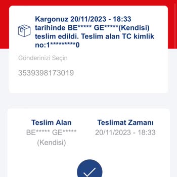 Aras Kargo Teslim Edildi Diye Mesaj Gelmesine Rağmen Kargom Elime Ulaşmadı