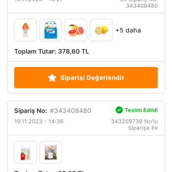 Migros Sanal Market Gelmeyen Ürün