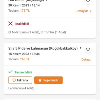 Trendyol Yemek Teslim Edilmeyen Sipariş