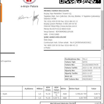 Koçtaş Firmasının Doğru Olmayan İlan Başlığı İle Ürün Satması