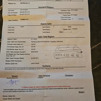 Doğan Dayanıklı Tüketim Malları Şti. 2 Haftadır Para İadesini Yapmadı