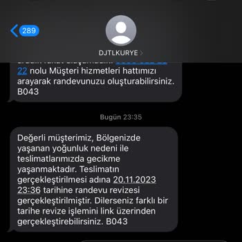 Turkcell Dijital Kurye'nin Hat Teslim Etmeyip Randevuya Gelmemesi Aramaması