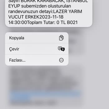 Dilan Polat Estetik Randevum Olmasına Rağmen Alınmadığım Seans