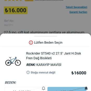 Decathlon St 540 V2 Model Stok