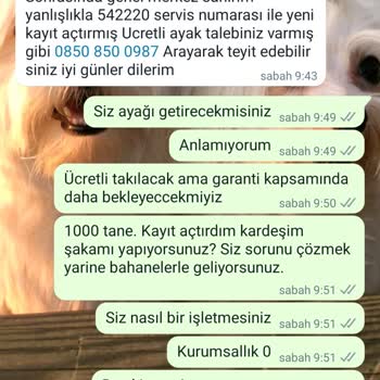 Divanev Garanti Kapsamında Servis Sağlamıyor!