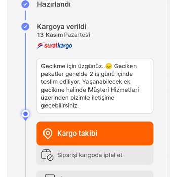 Sürat Kargo Ürünüm Neden Gelmedi?