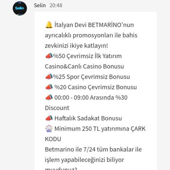 Betmarino Deneme Bonusu Alamadım Belirtilen Saatte Yazdım Ama Alamadım