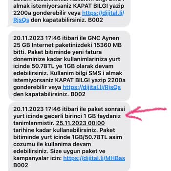 Turkcell Kullanmadığım İnternetimi Bitirip Faturayı Şişiriyor