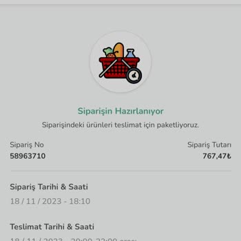 istegelsin Teslim Edilmeyen Sipariş