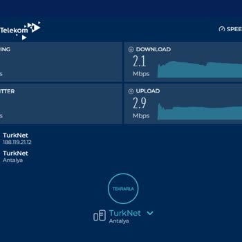 TurkNet Bağlantı Ve Hız Problemi. 100Mb Parasına 2.7mb İnternet.