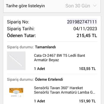 N11 Uzmangrupelektirik Tarafından T Teslim Edilmeyen Kargo