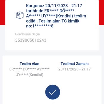 Aras Kargo Yanlış SMS Atıyor
