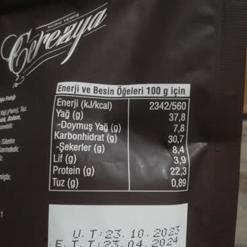 Çerezya Yanık Halde Satılan Kaju