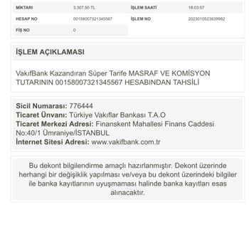 VakıfBank Kazandıran Tarife Ücret İadesi
