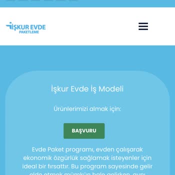 Ev Ev Paketleme İŞKUR