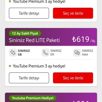 Vodafone Yüksek Tarife Mağduriyeti