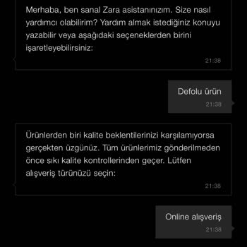 Zara Home Eksik Ürün Ve Müşteri Temsilcisinin Yardımcı Olmaması