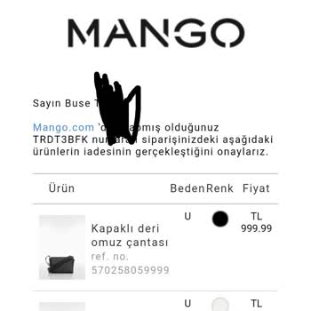 Mango Kafalarına Göre Sipariş İptal Etme