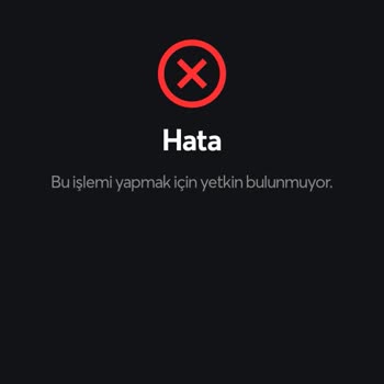 Papara Yetkin Bulunmuyor Hatası