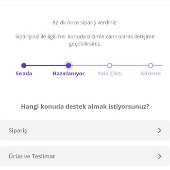 Getir 85 Dakikadır Hazırlanamayan Teslimat
