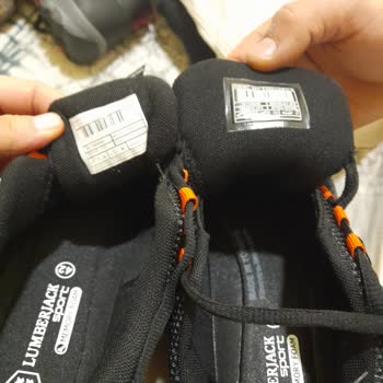 Lumberjack Sol Ayakkabının Çakma Sağ Ayağın Orijinal Olması